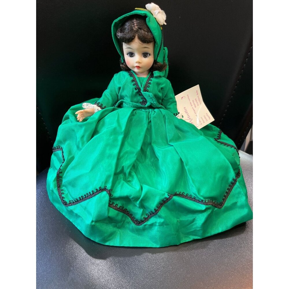Vintage 1968 Madame Alexander Portrettes 10" Cissette BK Scarlett Doll & Tag